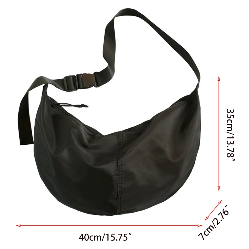 

Сумка через плечо унисекс, модная сумка через плечо в форме пельменей, нейлоновые сумки-мессенджеры с регулируемым ремешком