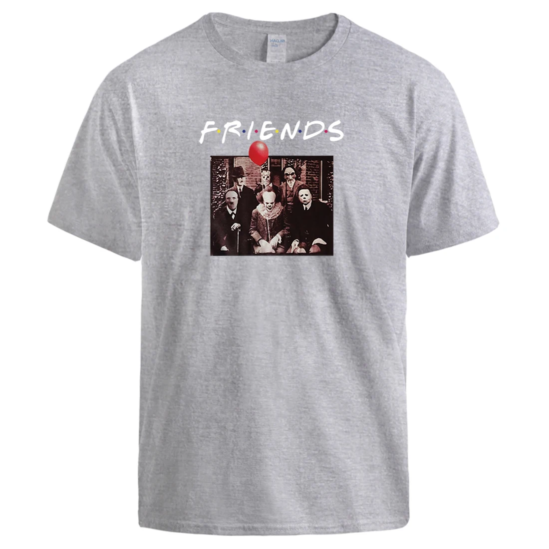 

2020 Clown Friends Mens Tshirts Funny Print Summer T-shirts Short Sleeve T Shirt Leisure Retro Clothes Fashion Cotton Tops Male