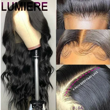 

Body Wave 13x6 Lace Front Human Hair Wigs For Black Women Pre Plucked Hairline 13x4 Lace Front Wig 8-26inch Brazilian Remy Hair