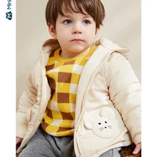 Minibalabala/одежда из хлопка для малышей; пальто для маленьких мальчиков; Новинка года; зимняя плотная куртка с капюшоном