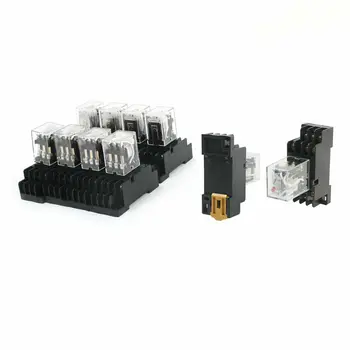 

10Pcs AC380V Coil 3PDT 3NO 3NC General Purpose Power Relay