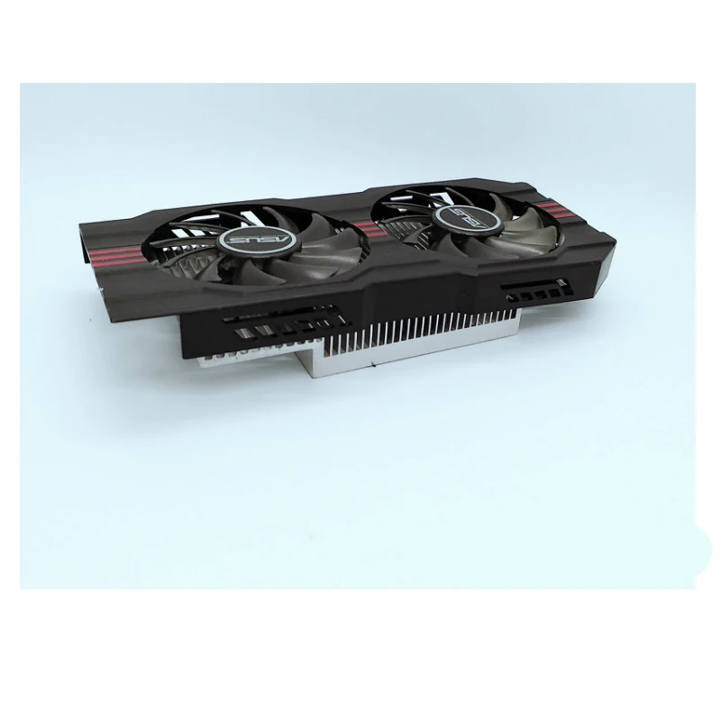 4pin для ASUS GTX750Ti GTX650 630 550 двойной вентилятор Радиатор интеграция DIY вентилятор для видеокарты