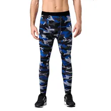 Мужские компрессионные штаны камуфляжные беговые Baselayer крутые сухие спортивные колготки леггинсы для спортзала для игры в баскетбол Велоспорт Йога Пешие прогулки