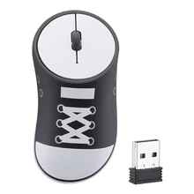 Портативная 1200 dpi 2,4G беспроводная мышь, ультра-Бесшумная мышь в форме обуви, мышь для компьютера, ноутбука, настольного ПК, беспроводная мышь