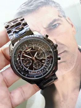 

NEW Breitling Luxury Brand Mechanical Wristwatch Mens Watches Quartz Watch with Stainless Steel Strap relojes hombre automatic