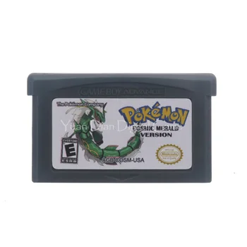 

For Nintendo GBA Video Game Cartridge Console Card Poke Series Cosmic Emerald English Language US Version