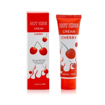 

100ml Cherry Flavor Edible Water Soluble Lube Sex Lubricants Sexual Anal Vagina Body Oral Lubricating Gel Oil Sex Grease