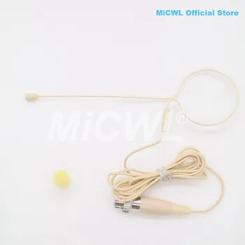 

Professional Skin Headset Omnidirectional Condenser Microphone For MiPro ACT Wireless TA4F Lock MiCWL