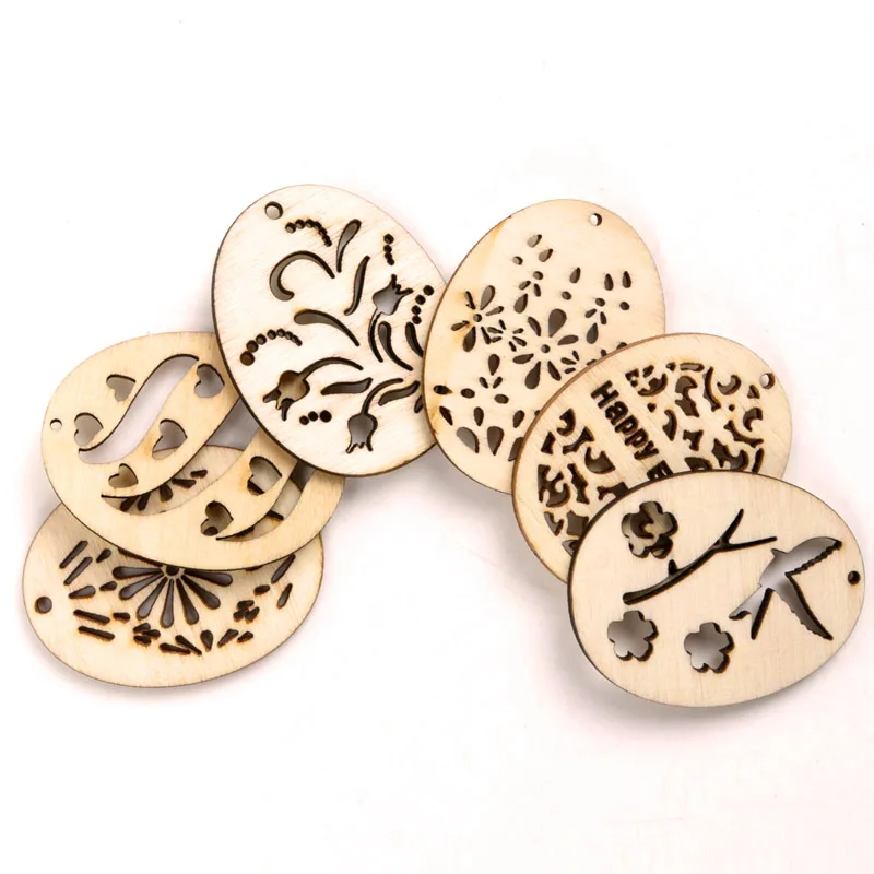 Wooden-Mix-Easter-Egg-Pattern-Painting-pendant-Scrapbooking-Craft-Handmade-Home-Drop-Hanging-Decoration-DIY-40mm (4)
