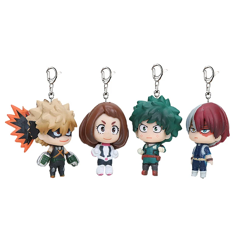8 шт./компл. мой герой академическая фигура мидория изуку Shouto Todoroki Shigaraki toura Toga Himiko