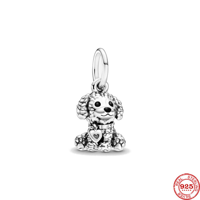 Theo Bear Pig Animal Kingdom Cat Dog Unicorn Bead Fit Original Pandora Charms Silver 925 Bracelet For Women Fashion Jewelry