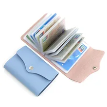 ETya 26 биты Для женщин Для мужчин кредитной держатель для карт чехол-бумажник из искусственной кожи для путешествий в деловом стиле, для паспорта ID карты Кошелек посылка сумка-Органайзер