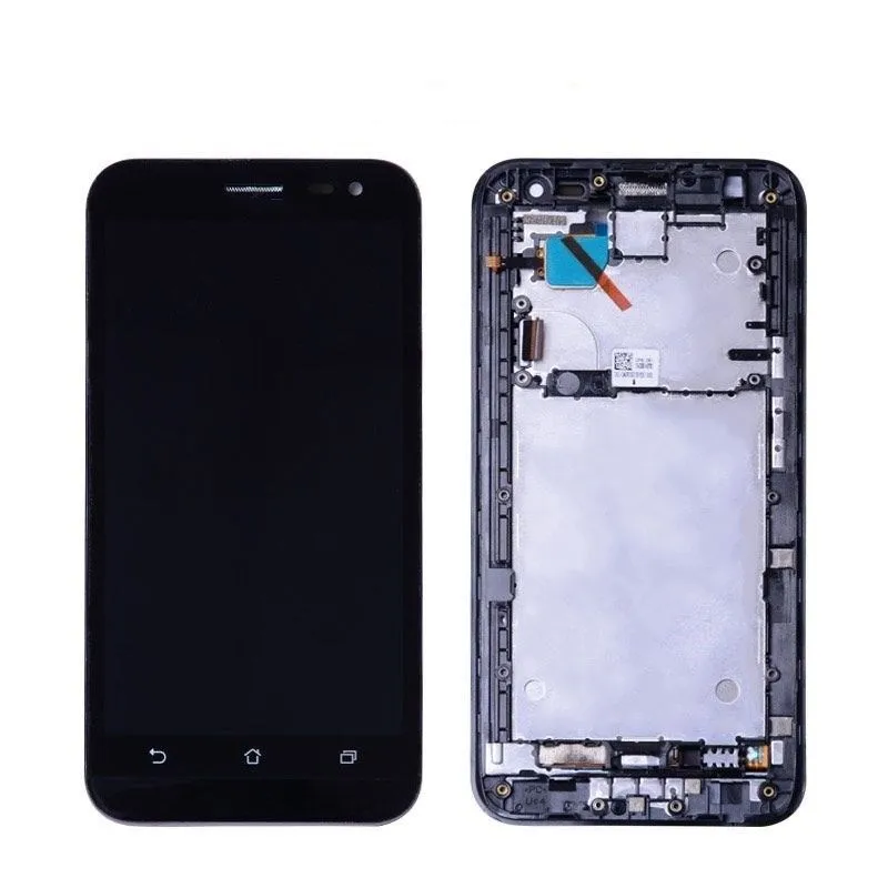 Tanie Oryginalny 5.0 ekran LCD dla asusa Zenfone 2 Laser ZE500KL wyświetlacz LCD montaż digitizera ekranu dotykowego rama dla ekranu ZE500KL Z00ED