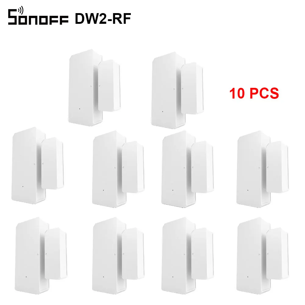 1-10 PCS Itead SONOFF DW2 RF Door Window Alarm Sensor Wireless Magnetic Door Detector Anti-Theft Alarm Smart Home Security 