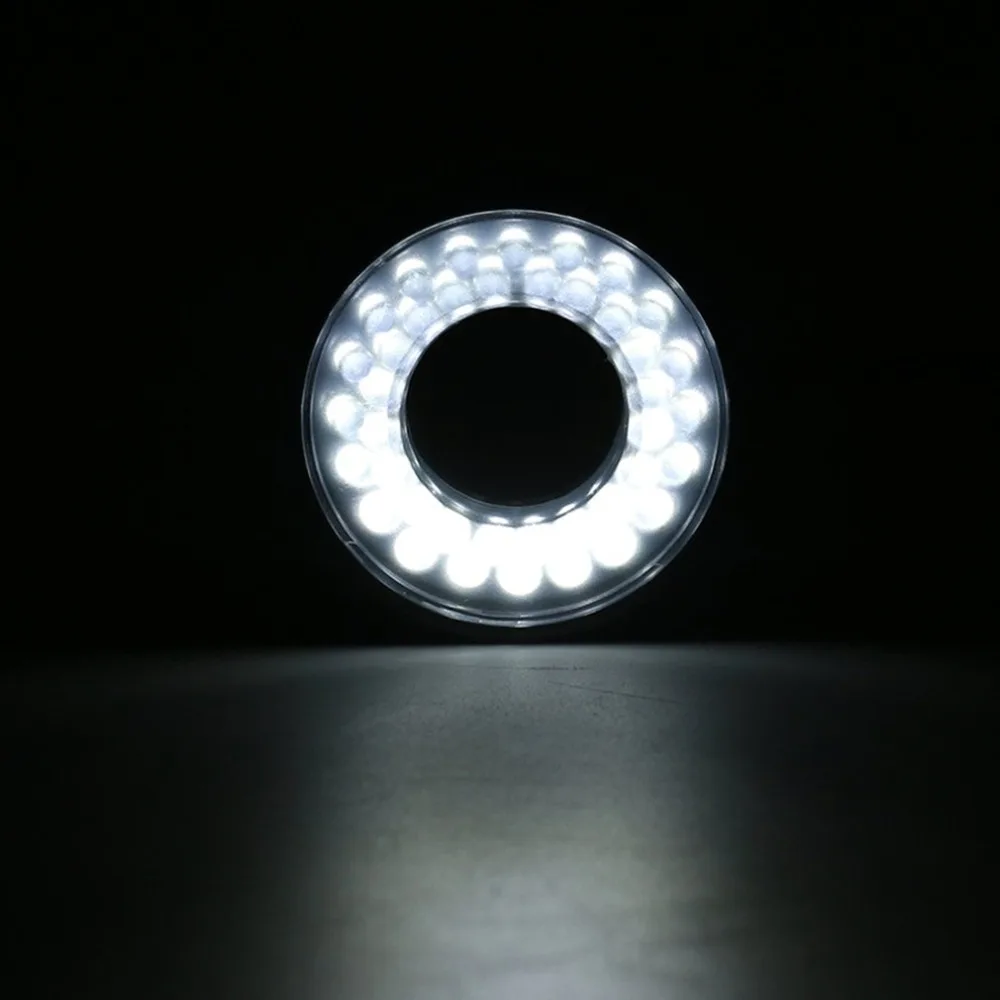 Adjustable 40 LED Ring Light Illuminator Lamp for Industry Stereo Microscope
