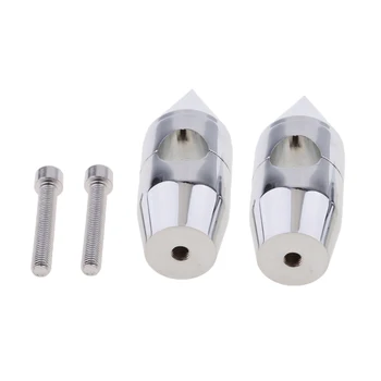

2 1/4'' Spiked Chrome Billet Handlebar Pullback Riser For 1'' Handbars Cruiser