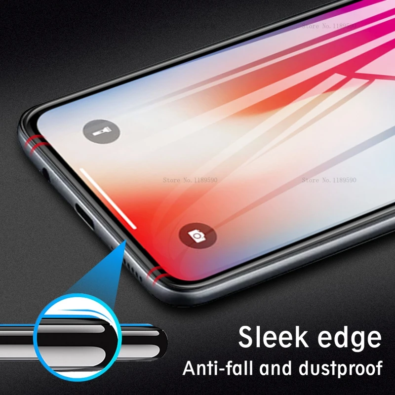 Neue 10D Gehärtetem Glas auf die Für iPhone XS Max XR 8 Plus Schutz Glas Für iPhone 7 Plus X screen