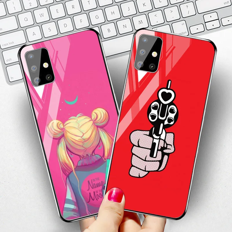 Tempered Glass Case For Samsung Galaxy Note 10 Lite Cases Shockproof Back Bumper Samsung S20 Ultra S10 S8 S9 Plus S10E 8 Covers Tempered Glass Case For Samsung Galaxy Note 10 Lite Cases Shockproof Back Bumper Samsung S20 Ultra S10 S8 S9 Plus S10E 8 Covers