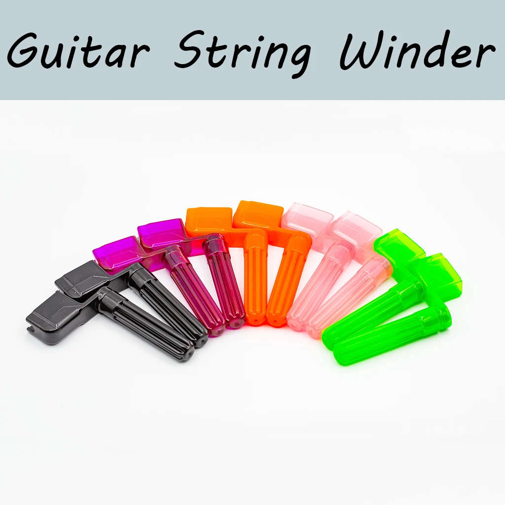 

2Pcs Guitar String Winder Electric Guitar String Winder Bridge Pin Puller Remover