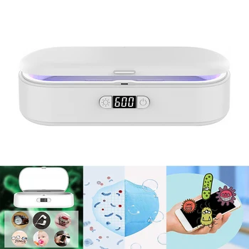 

Phone Disinfection Multi-Function UV-Box Sanitizing Box Phones Cleaner Personal Sanitizer Cabinet UV Sterilizer Lamp