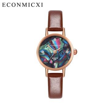 

dial E20 casual business leather strap watch ladies quartz watch