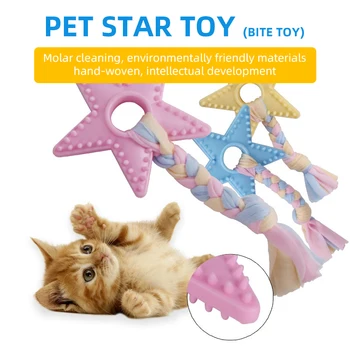 

Pets supplies Dog toys interactive Bite-resistant Toys for cats TPR rubber material colorful cat toys for aggressive chewers