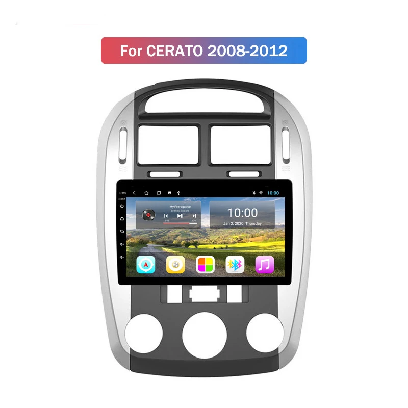 Для Kia Cerato 08 12 Android Zksoftware большой экран в автомобиле GPS навигация 9 автомобиль android 2G