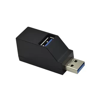 

Mini Portable 3-port USB 2.0 Splitter 3.0 In-line USB HUB Expansion Hub Designed To Expand 1 USB Port To 3