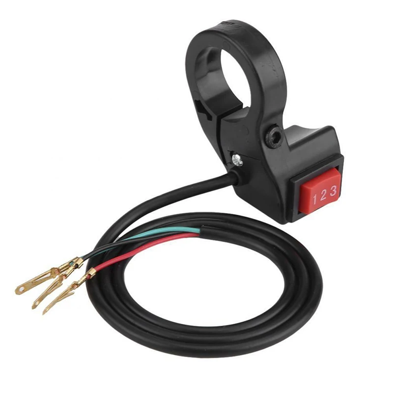

New 22mm 7/8in Electric 3 Speed Module Handlebar Switch Shift for Motorcycle Scooter Motorcycle Switch