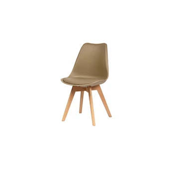 

Chair dining plastic FIRST-таупе