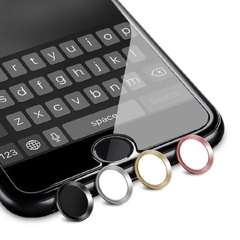 Алюминиевая Сенсорная Кнопка для iPhone 7/6S/6 Plus с функцией распознавания отпечатков