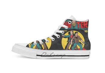 

Hunter Comic breathable Casual High Top lace-up Canvas shoes sneakers Drop shipping