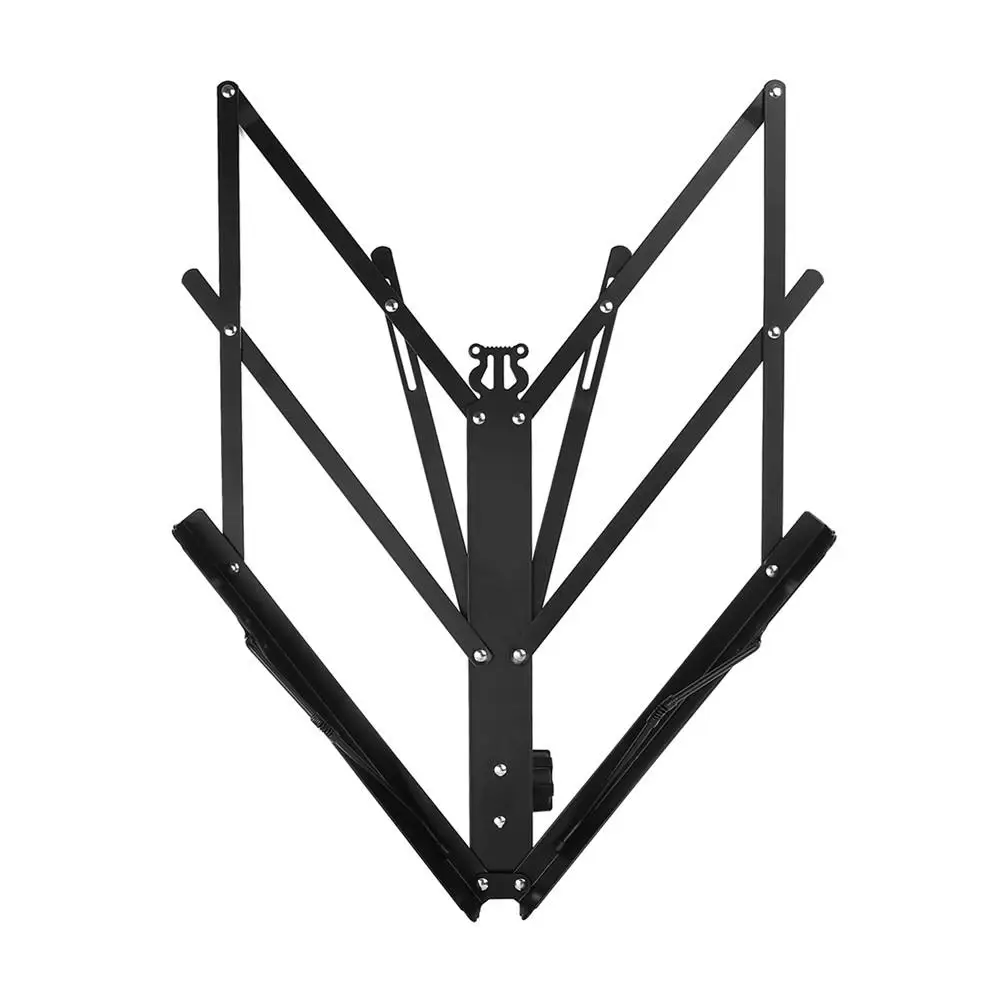 

Fordable Desktop Music Score Stand Folding ABS Sheet Tabletop Music Book Stand Holder for Guitar Violin Piano Practicing Desktop