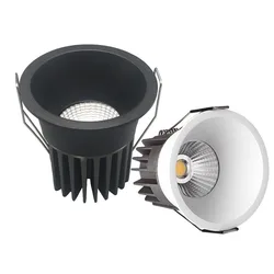 Sleek Adjustable LED Downlight (Black)