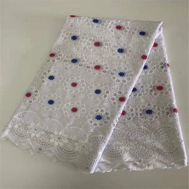 AF! Лучшие продажи нигерийские перфорированные хлопчатобумажные кружевные ткани высокого качества африканские кружевные ткани кружевной хлопковый материал! J91016