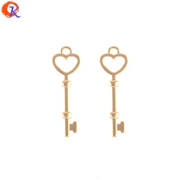 

Cordial Design 100Pcs 11*35MM Jewelry Accessories/Earrings Connectors/Key Shape/DIY Jewelry Making/Hand Made/Earring Findings