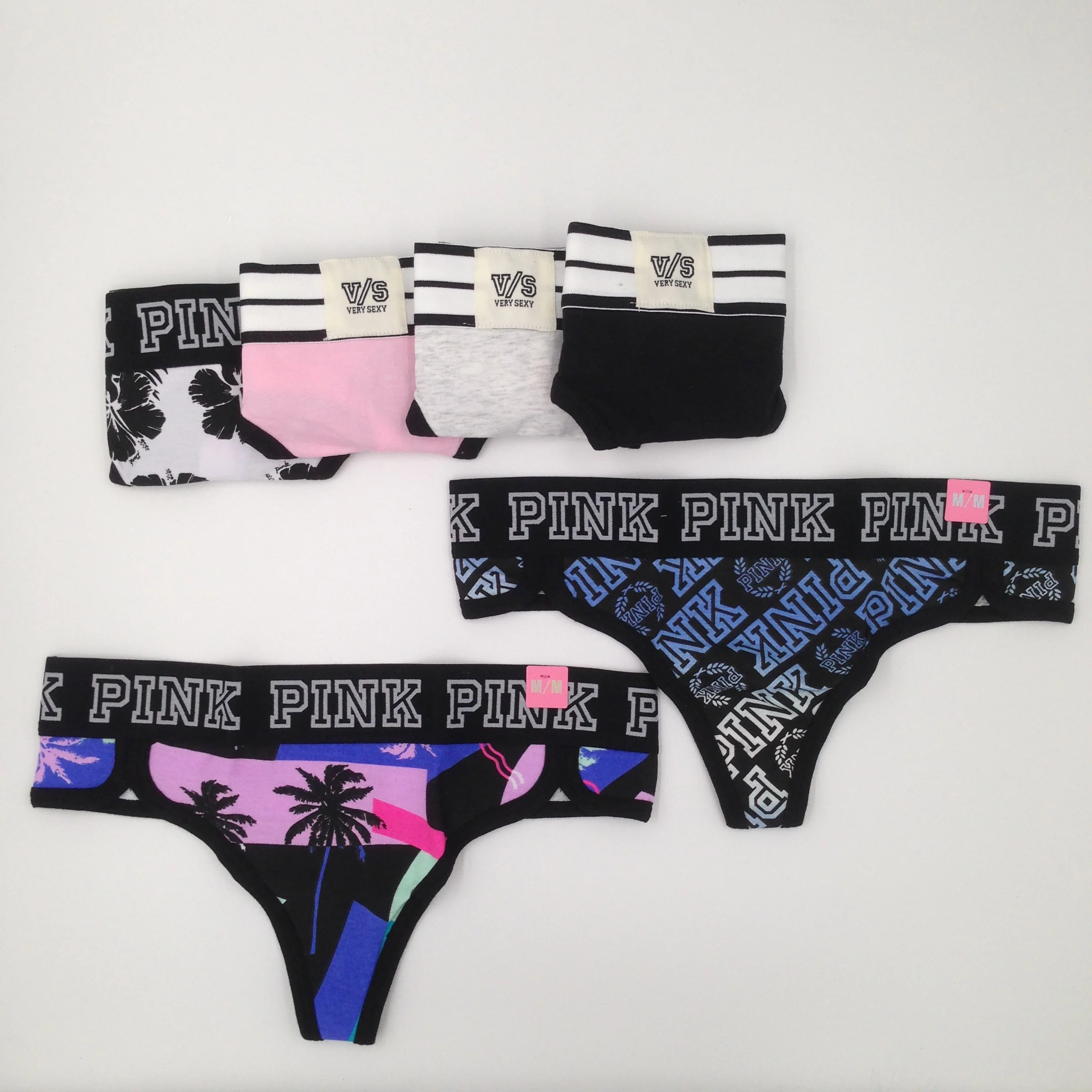 

2019 Direct Selling Real G-string Calcinha Panties Women Bursts Vs Comfortable Color Wide-edged Cotton Lady Thong