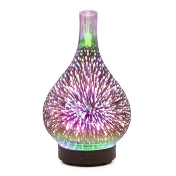 

3D Firework Night Light Essential Oil Diffuser Aromatherapy Fine Fog Humidifier Y1QB