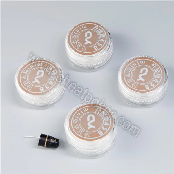 

Mini earphone, True Wireless headset, small one-to-one earpiece for marked cards analyzer, magic marked poker