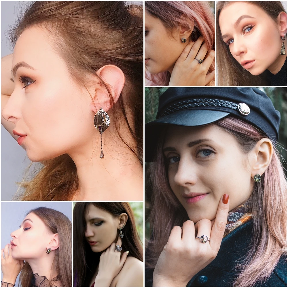 DreamCarnival1989 Women Dangle Earrings Big Clear White Zircon 18mm Shiny Fine Cut Dating Fashion Jewelry New Year Gift WE4108W