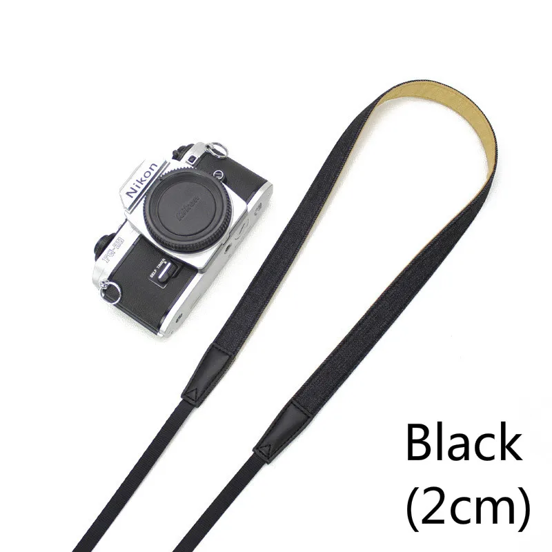 Black-(2cm) BEIYANG высокое качество быстрого носить Скорость 3-х слойные Камера ремень мягкий плечевой ремень шеи ремень для Камера DSLR - Цвет: Black-(2cm)
