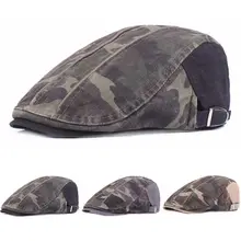 Мужская кепка с камуфляжным узором, регулируемая уличная солнцезащитная шляпа для вождения, гольф-берет, новинка