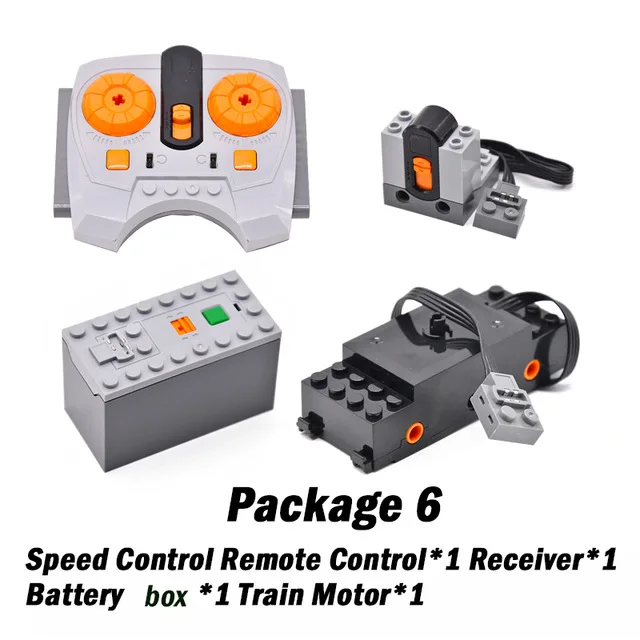 Günstig Technische Power Funktion Servo Motor Polarität Schalter IR Fernbedienung Empfänger Batterie Box legoinglys technik creator technicia