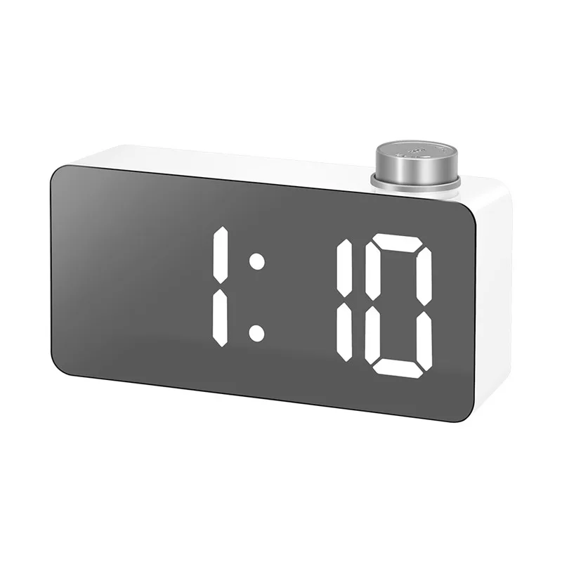 Digoo DG DM2 светодиодный зеркальный будильник Многофункциональные цифровые часы Повтор Fuction светодиодный дисплей ночной режим Настольный будильник