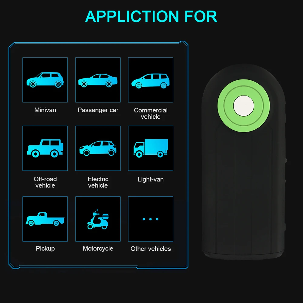 Vingtank мини автомобильных экстренных стартов Мощность черный пусковое устройство