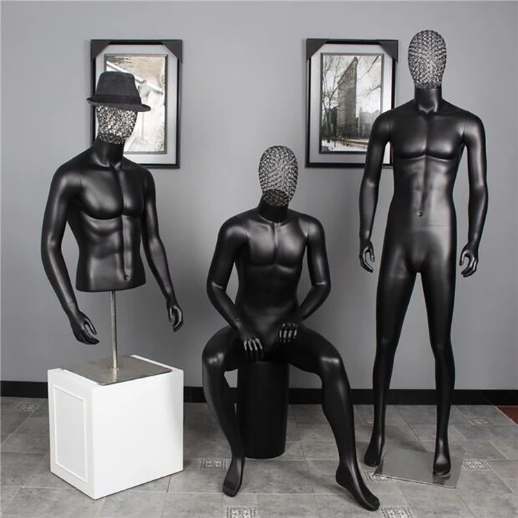 

Fashionable Style Fiberglass Men Mannequin Full Body Model Factory Direct Sell