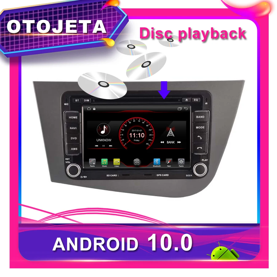 OTOJETA Автомобильный DVD Android 10,0 Автомобильный gps для Volkswagen Passat B6 CC автомобильный Радио мультимедийная лента рекордер bluetooth навигация