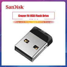 SanDisk USB 2,0 SDCZ33 мини-флеш-накопители 64 ГБ 32 ГБ 16 ГБ 8 ГБ USB флеш-накопитель U диск USB флешка для ПК