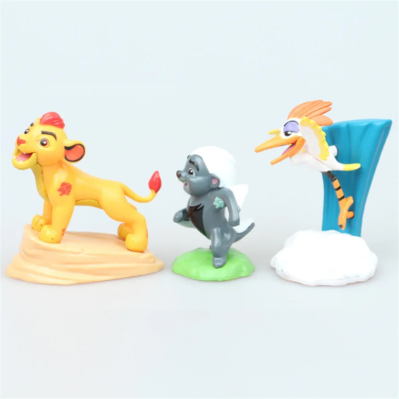12pcs Le Roi Lion Figurine d'action Simba Kion Timon Pumbaa Modèle Poupée  Playset Jouet