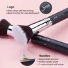 Jessup Foundation Brushes Face Makeup Brush Powder Contour Concealer Blush Highlighter Flat Round Fluff for Liquid Cream 4
